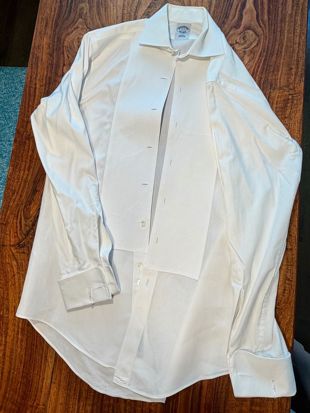 Classic White Tuxedo Shirt by Brooks Brothers